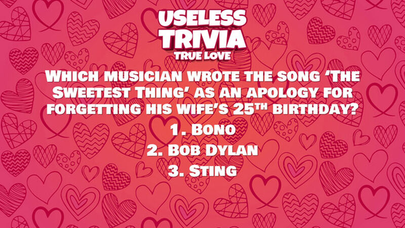 Useless Trivia: True Love